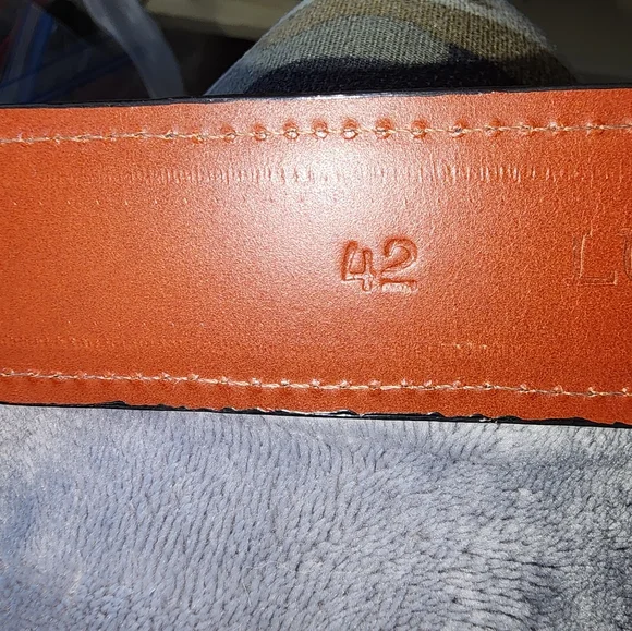 Men's Leather Belt - Picture 7 of 8